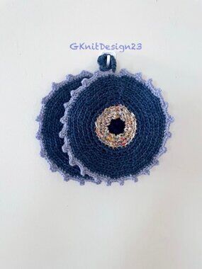 Crochet Pot Holders, Kitchen Decor, Crochet Gift Under 15, Handmade Potholders